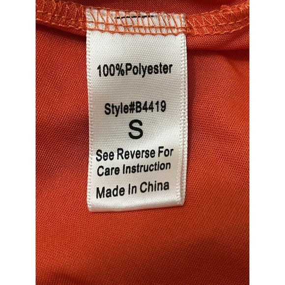 womens summer dress, size small by CHARMING CHARLIE, orange/gold, mini - Picture 11 of 12